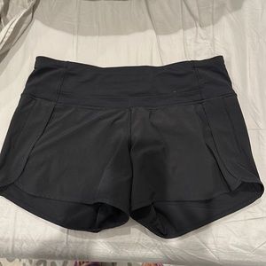 Lululemon lined shorts - black, 4 inch inseam